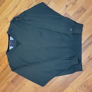 Vintage Tommy Hilfiger Golf sweater LG hunter green